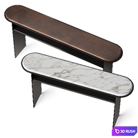 Gallotti &amp; Radice Sensei Console Table 3D Model Vray, Corona