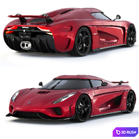 Koenigsegg Regera 2016 3D Model Vray