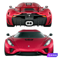 Koenigsegg Regera 2016 3D Model Vray