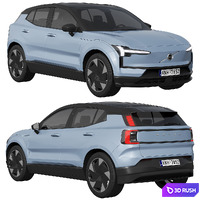 Volvo EX30 3D Model Corona