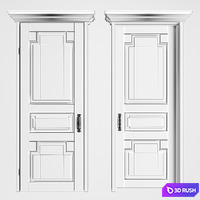 Classic vintage door 3D Model Corona