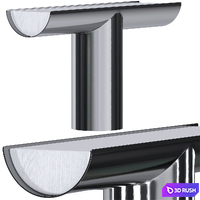 Console table from Minotti Pilotis series 3D Model Corona
