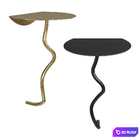 Curvature Wall Table Farm Living 3D Model Corona