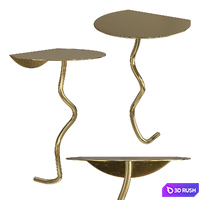 Curvature Wall Table Farm Living 3D Model Corona