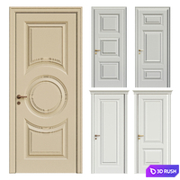 Interior doors 100 3D Model Vray, Corona