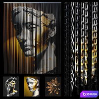 Chain curtain 3D Model Corona