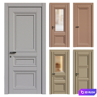 Interior door 113 - holzdoors 3D Model Vray, Corona