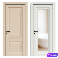 Interior door 113 - holzdoors 3D Model Vray, Corona