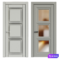 Interior door 113 - holzdoors 3D Model Vray, Corona