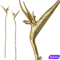 Door handles Strelitzia EA1061 3D Model Vray