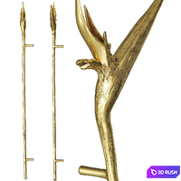 Door handles Strelitzia EA1061 3D Model Vray