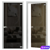 Glass door - Interior door 134 3D Model Vray, Corona
