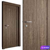 Modern Door Set 88 3D Model Vray, Corona