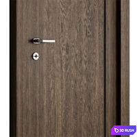 Modern Door Set 88 3D Model Vray, Corona