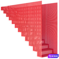 Staircase 022 3D Model Vray, Corona
