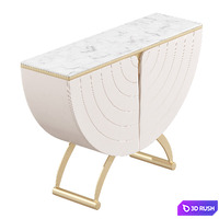 Gold Console 3D Model Vray