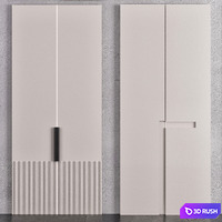 WARDROBE DOOR COLLECTION NO1 3D Model Vray, Corona