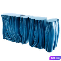 Monochrome luxury console 3D Model Corona
