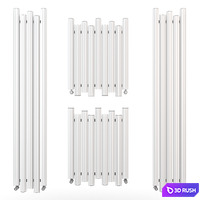 Vertical tubular radiator Axxinot Eden 57 V 3D Model Corona