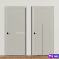 Modern single door - Interior door 181 3D Model Vray, Corona