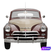 GAZ M-20 "Pobeda" 3D Model Corona