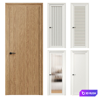 Modern single door - Interior door 189 3D Model Vray, Corona