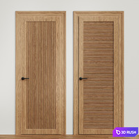 Modern single door - Interior door 189 3D Model Vray, Corona