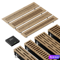 Floor Convectors set 001 3D Model Corona