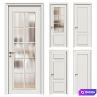 Paris Volhovec door - Interior door 205 3D Model Vray, Corona