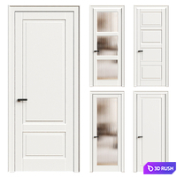Neoclassic Single door - Interior door 207 - Novadvery 3D Model Vray, Corona
