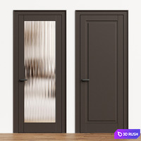 Neoclassic Single door - Interior door 207 - Novadvery 3D Model Vray, Corona