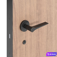 Hidden doors up to the ceiling 3D Model Corona