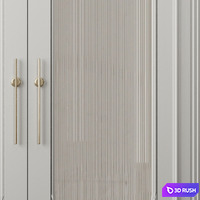 Entrance door set12 3D Model Corona