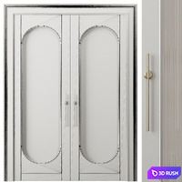 Entrance door set12 3D Model Corona