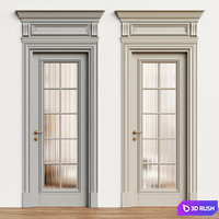 Antique volhovec classic door - interior door 234 3D Model Vray, Corona