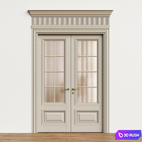 Antique volhovec double door - interior door 235 3D Model Vray, Corona