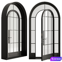 Glass Arched Door - Set 108