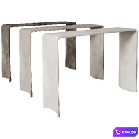 Tadao Alto Concrete Contemporary Console