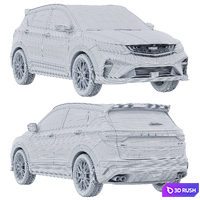 Geely Coolray 3D Model Corona