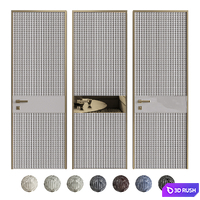 Academy Elise doors 3D Model Vray, Corona