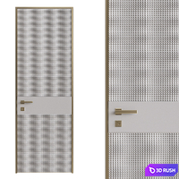 Academy Elise doors 3D Model Vray, Corona