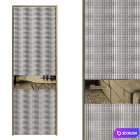Academy Elise doors 3D Model Vray, Corona