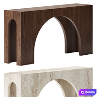 FAUSTO Console Table by Four Hands 3D Model Corona