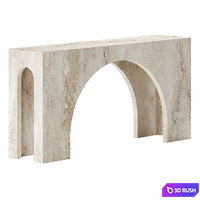 FAUSTO Console Table by Four Hands 3D Model Corona