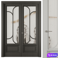 Entrance door set32 3D Model Vray, Corona