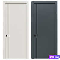 Interior Doors 240 3D Model Vray, Corona