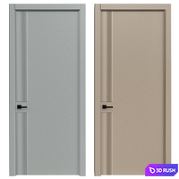 Interior Doors 240 3D Model Vray, Corona