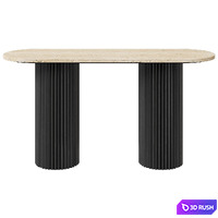 CFS Hampton fluted ribbed console 3D Model Vray, Corona