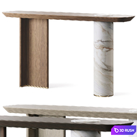 Laskasas KAHLO Console Table 3D Model Vray, Corona