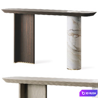 Laskasas KAHLO Console Table 3D Model Vray, Corona